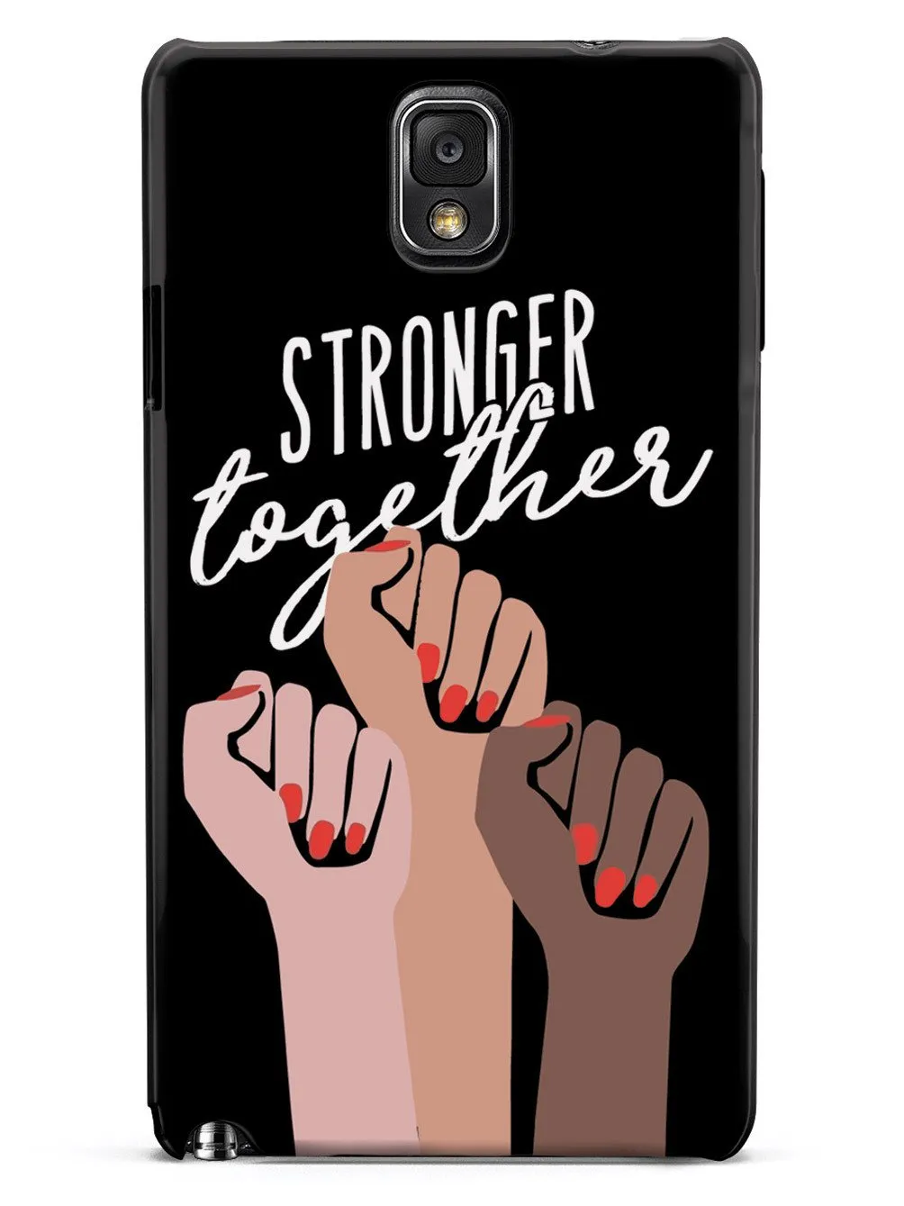 Stronger Together - Women's March Solidarity - Black Case