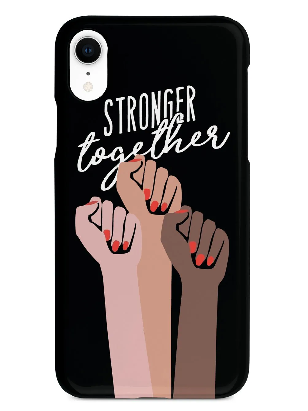 Stronger Together - Women's March Solidarity - Black Case