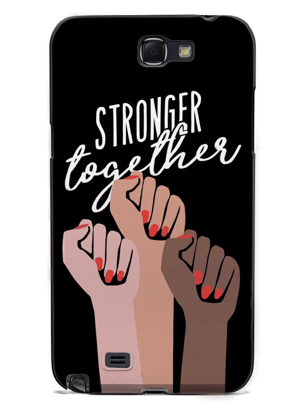 Stronger Together - Women's March Solidarity - Black Case