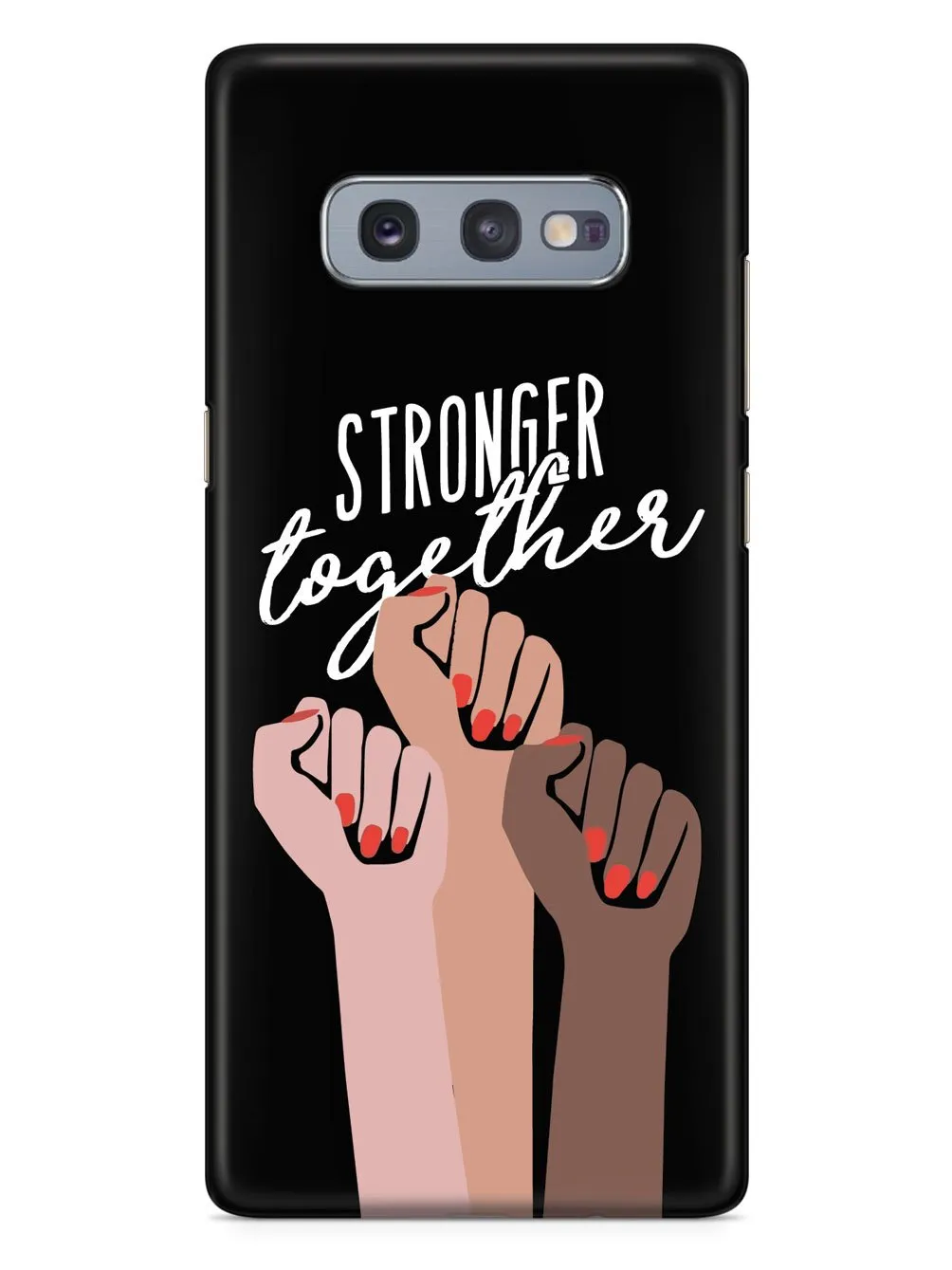 Stronger Together - Women's March Solidarity - Black Case