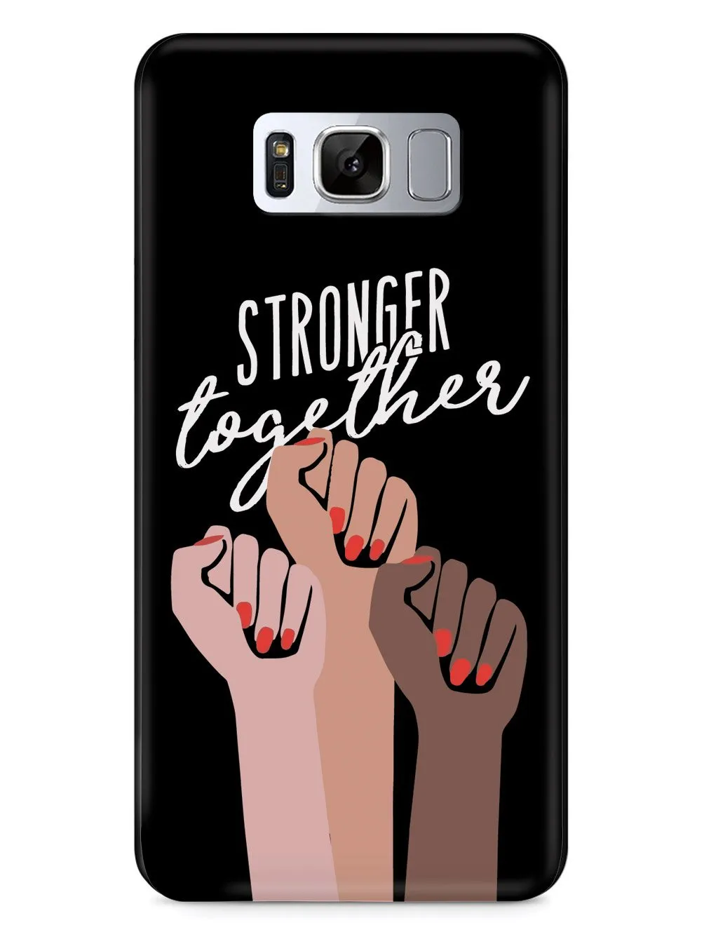 Stronger Together - Women's March Solidarity - Black Case