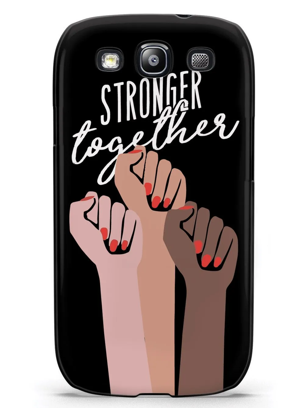 Stronger Together - Women's March Solidarity - Black Case