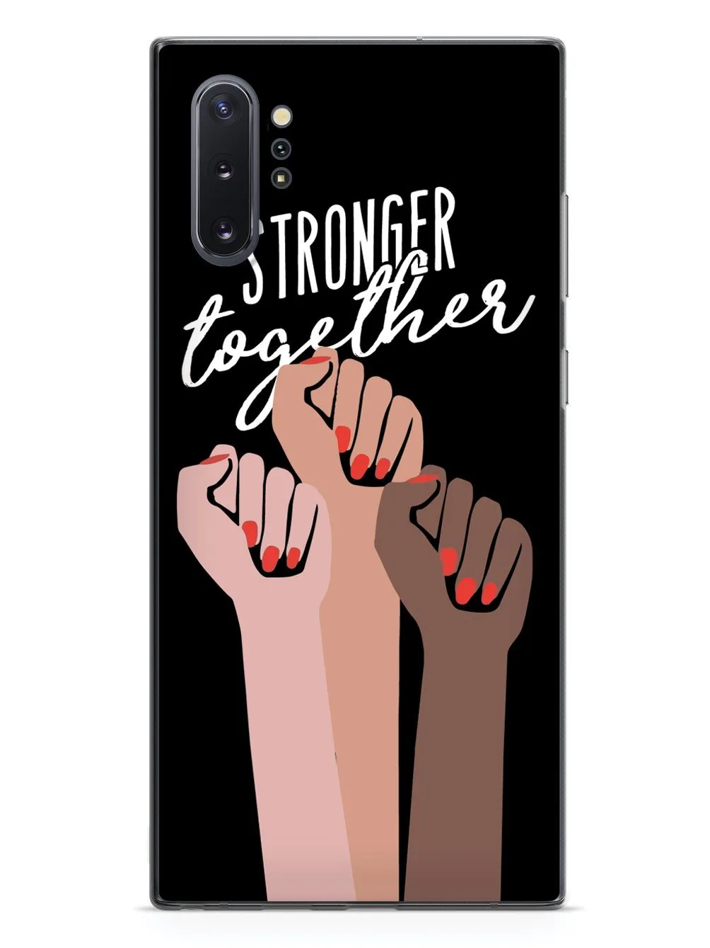 Stronger Together - Women's March Solidarity - Black Case
