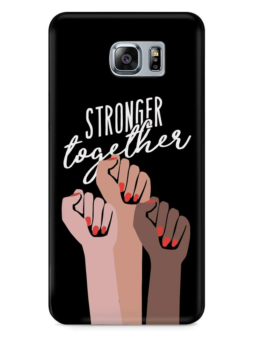 Stronger Together - Women's March Solidarity - Black Case