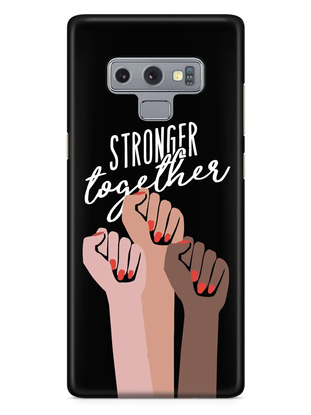 Stronger Together - Women's March Solidarity - Black Case