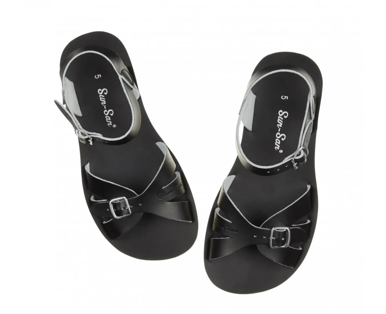 Sun -san Boardwalk sandal ( Black, Adult)