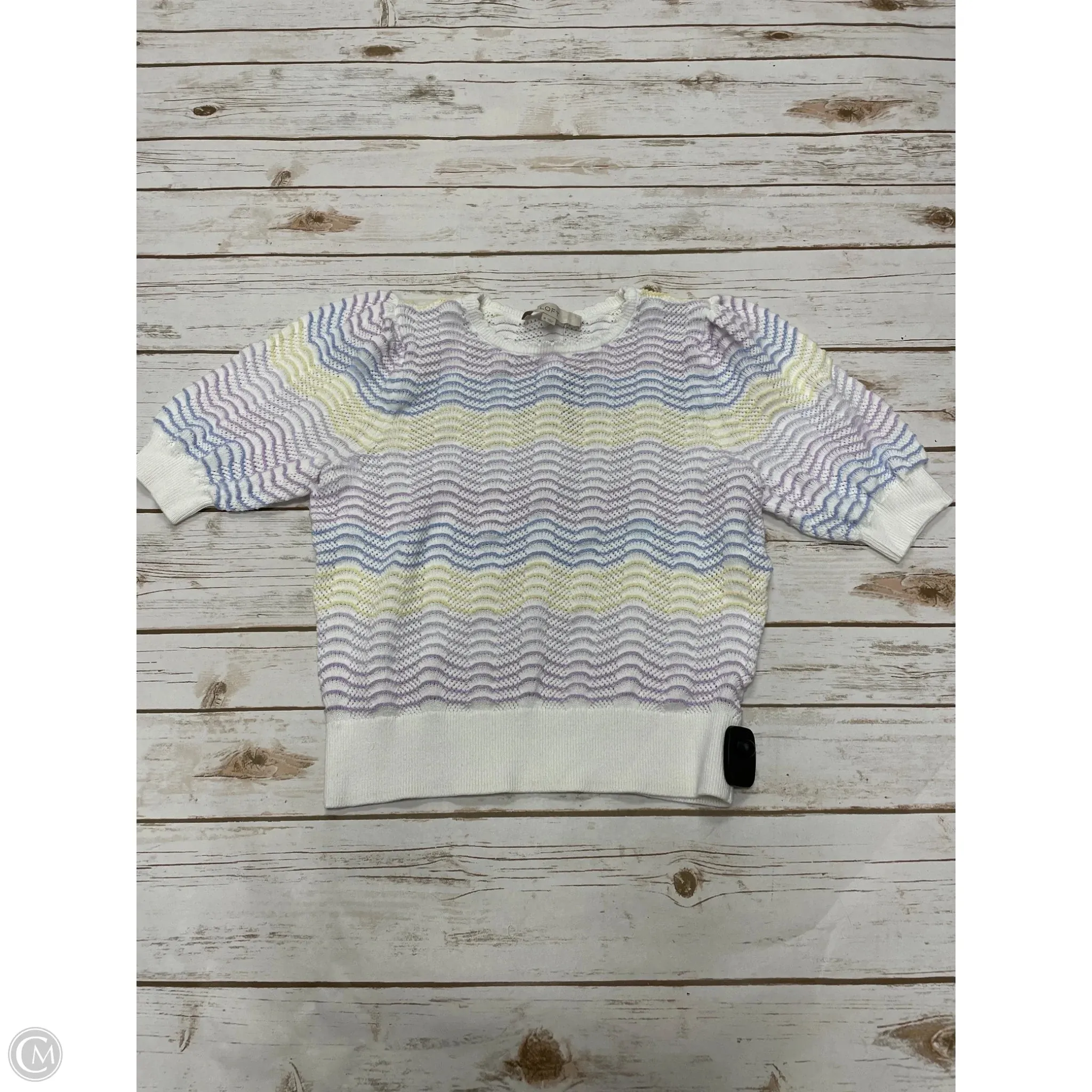 Sweater By Loft In Multi-colored, Size: M