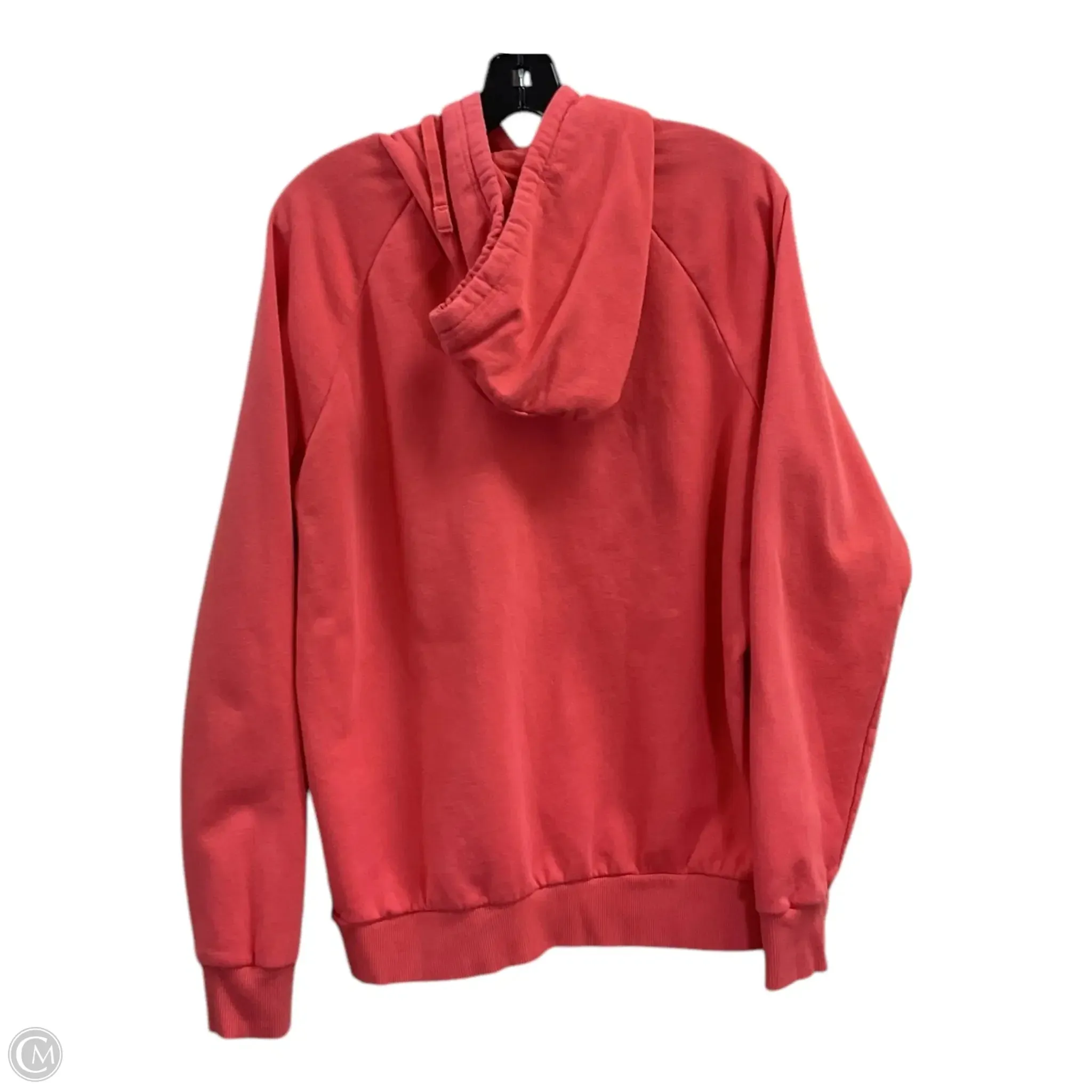 Sweatshirt Hoodie By Under Armour In Orange, Size: M