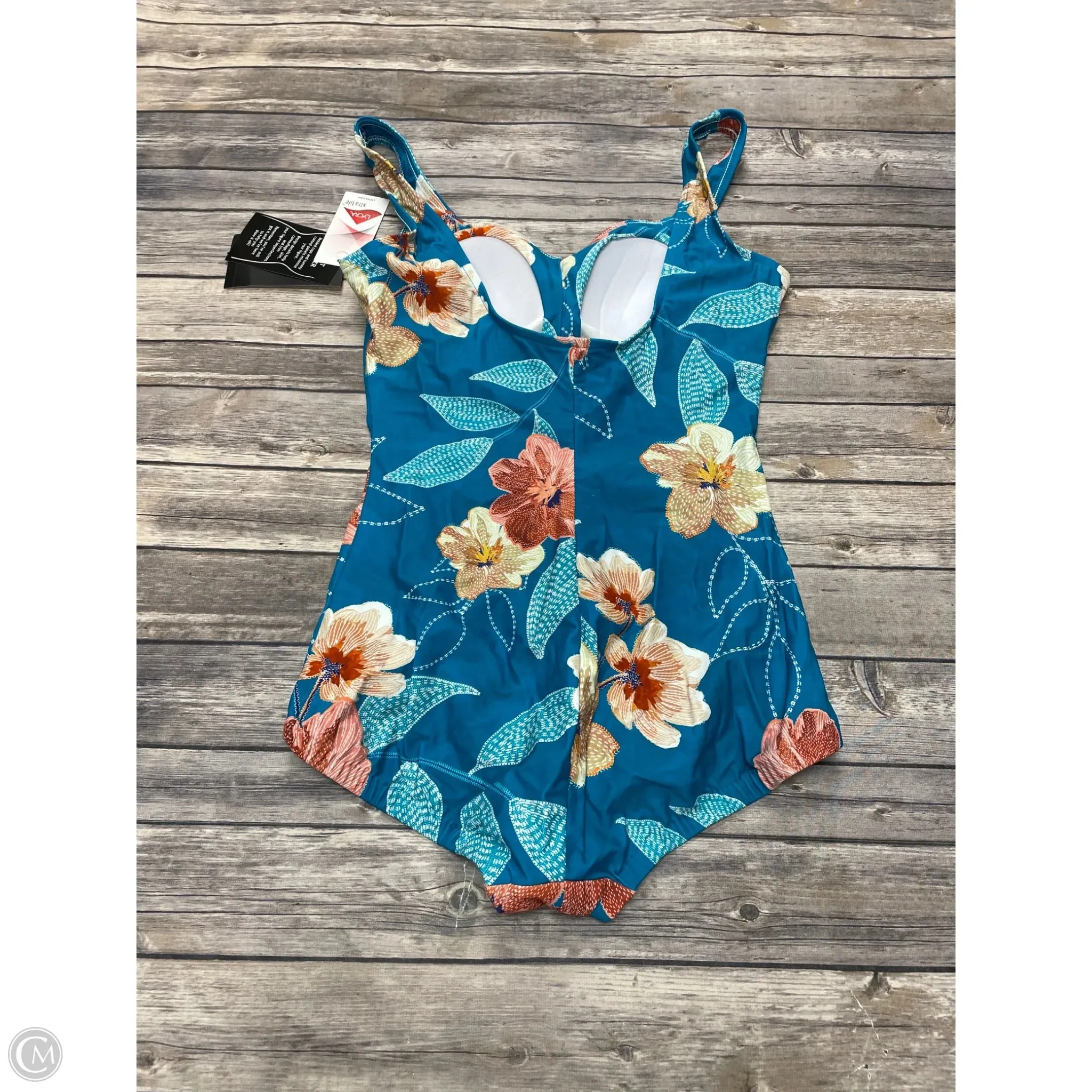 Swimsuit By Cme In Floral Print, Size: L