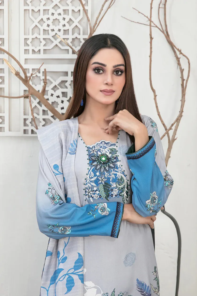 Tawakkal Fabrics - IMZA - 3 Pc Digital Printed Collection - D-1101