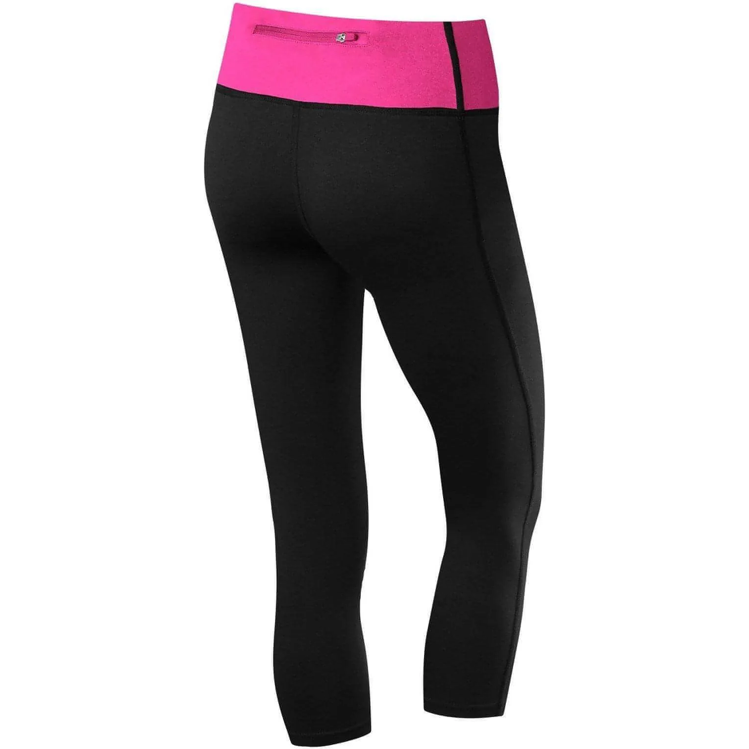 TCA Pro Performance Supreme Womens 3/4 Capri Running Tights - Black