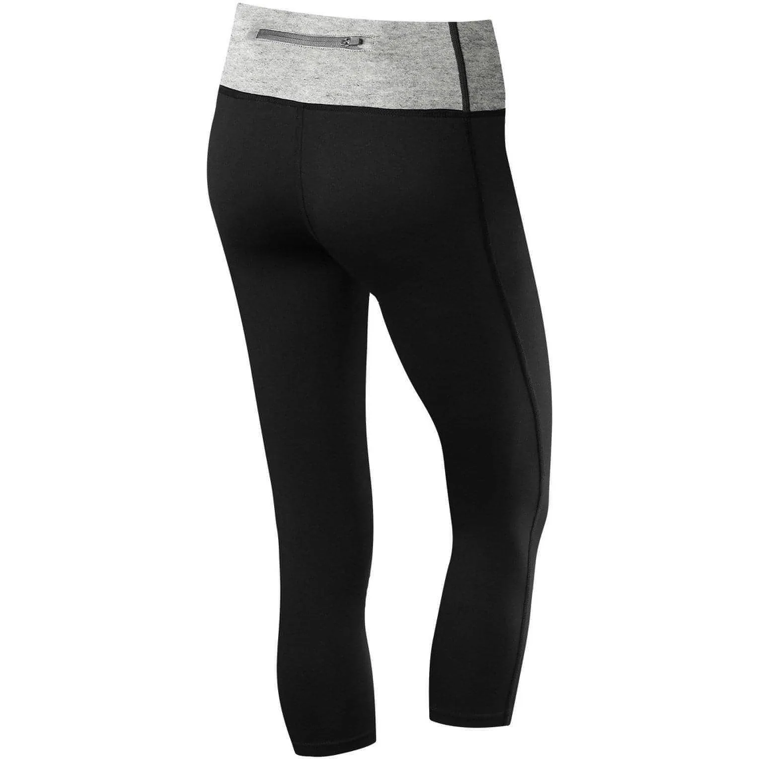 TCA Pro Performance Supreme Womens 3/4 Capri Running Tights - Black