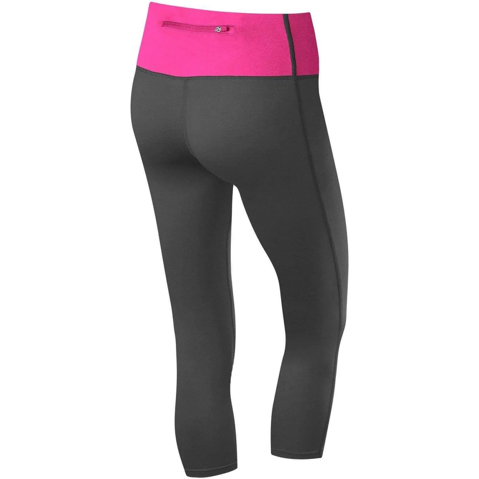 TCA Pro Performance Supreme Womens 3/4 Capri Running Tights - Grey