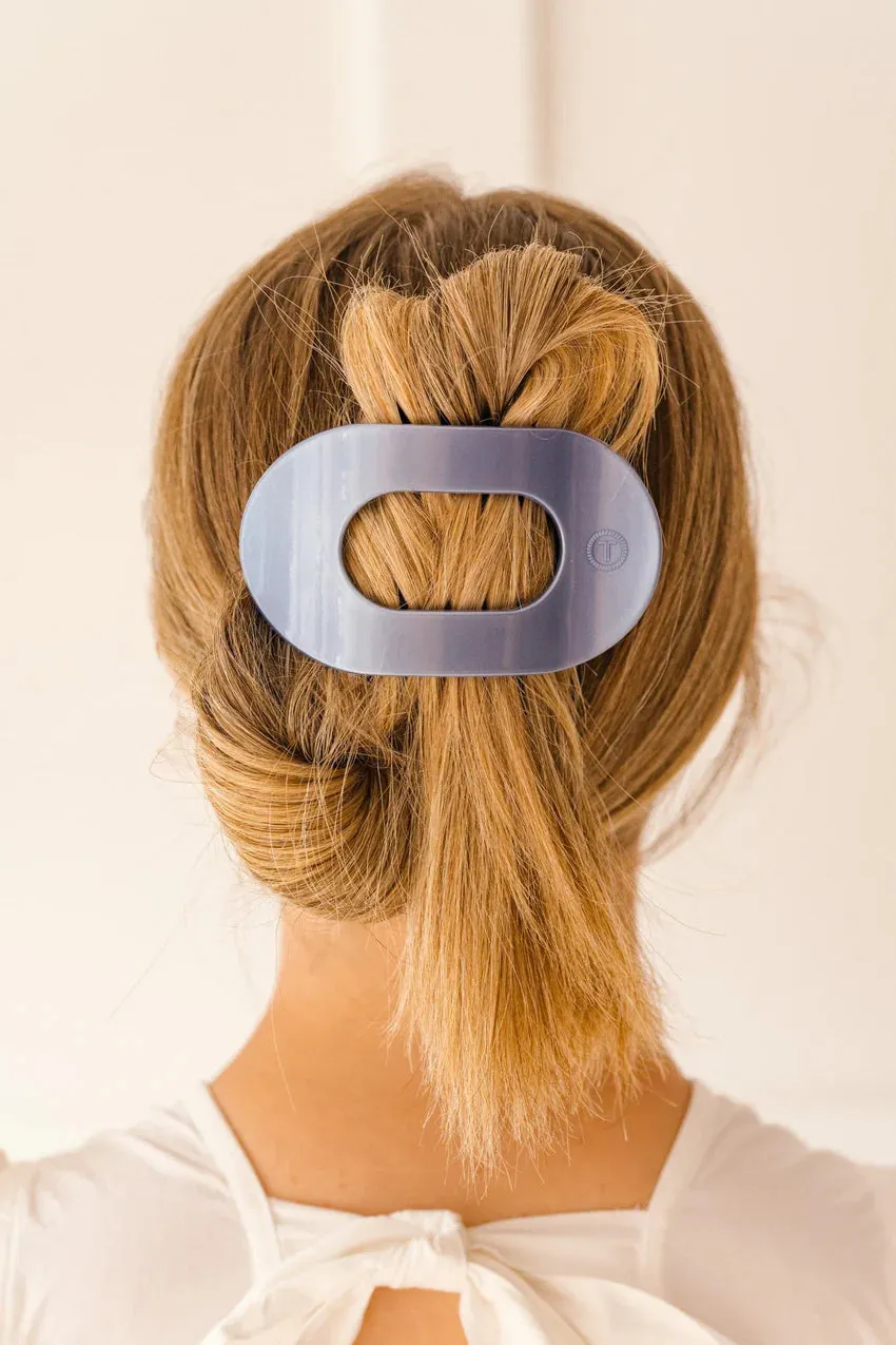 TELETIES | Large Flat Round Hair Clip {Hampton Bay}