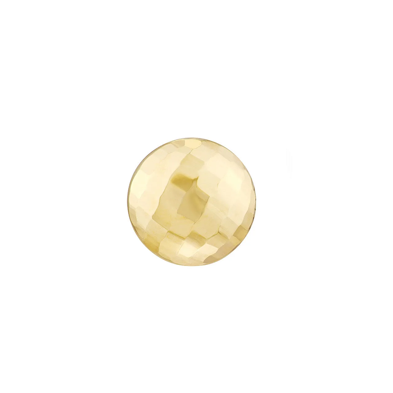 Textured Button Stud Earrings on Post Back