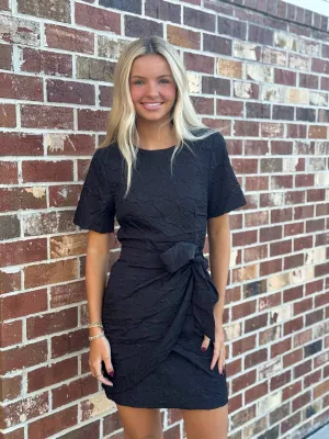 Textured Dress (Black)
