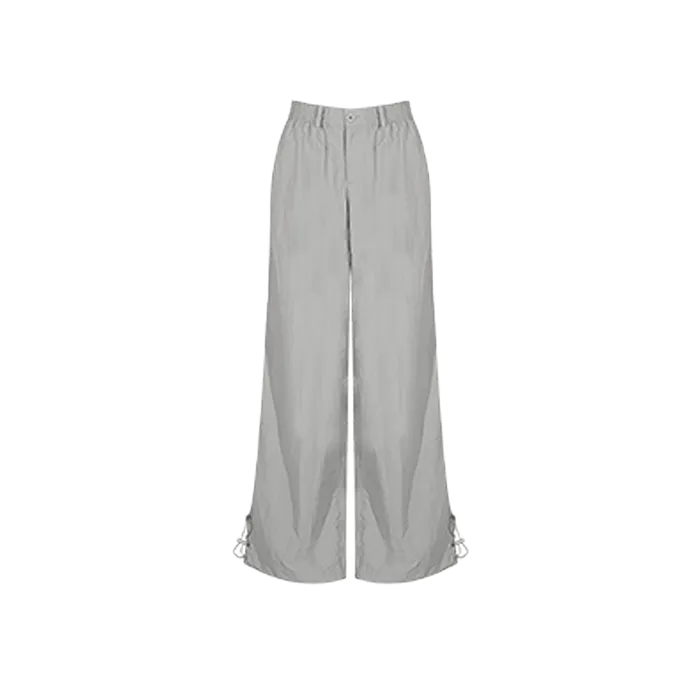 Textured retro thin pants-D420 | Inspanda