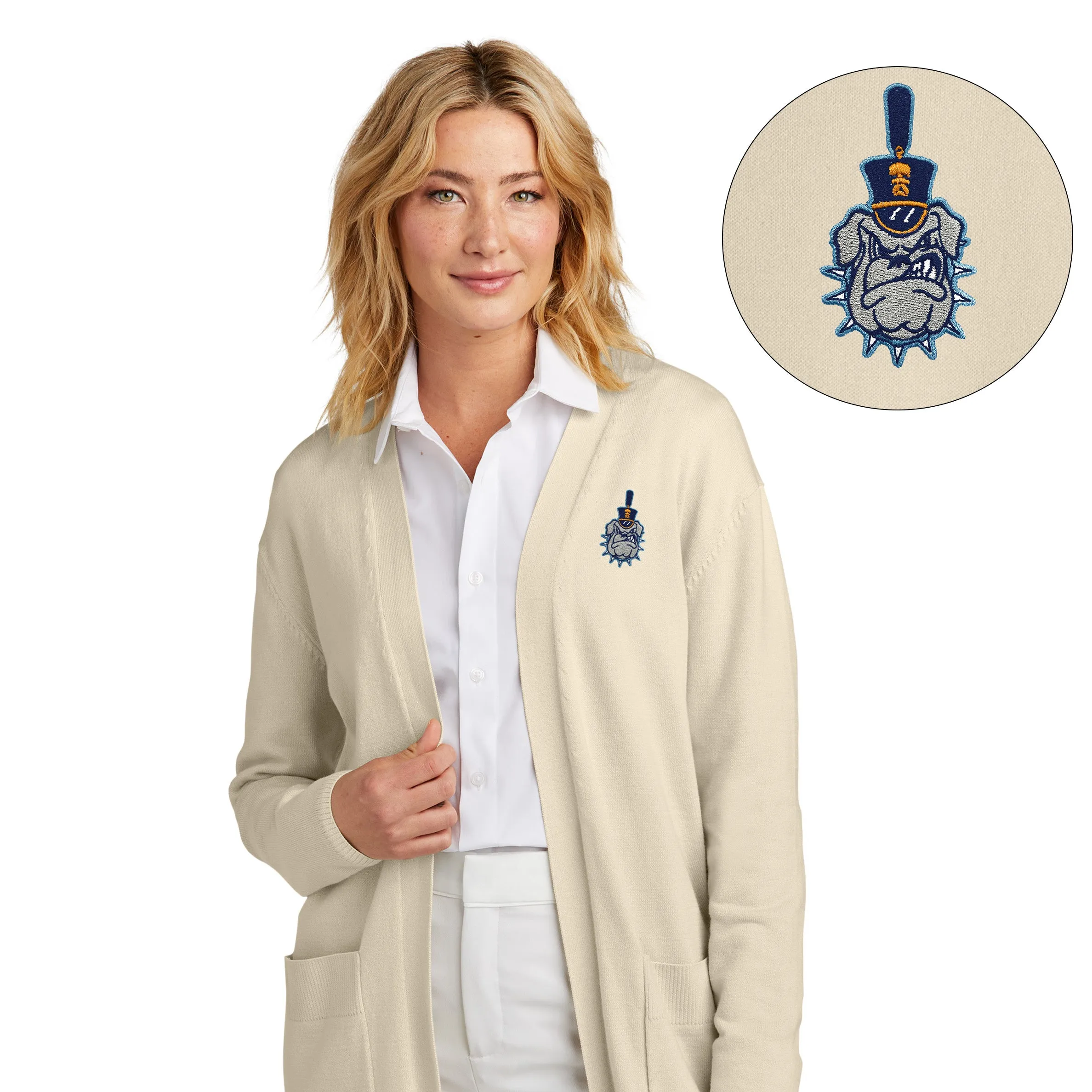 The Citadel, Spike, Mercer Mettle® Women’s Open-Front Cardigan Sweater