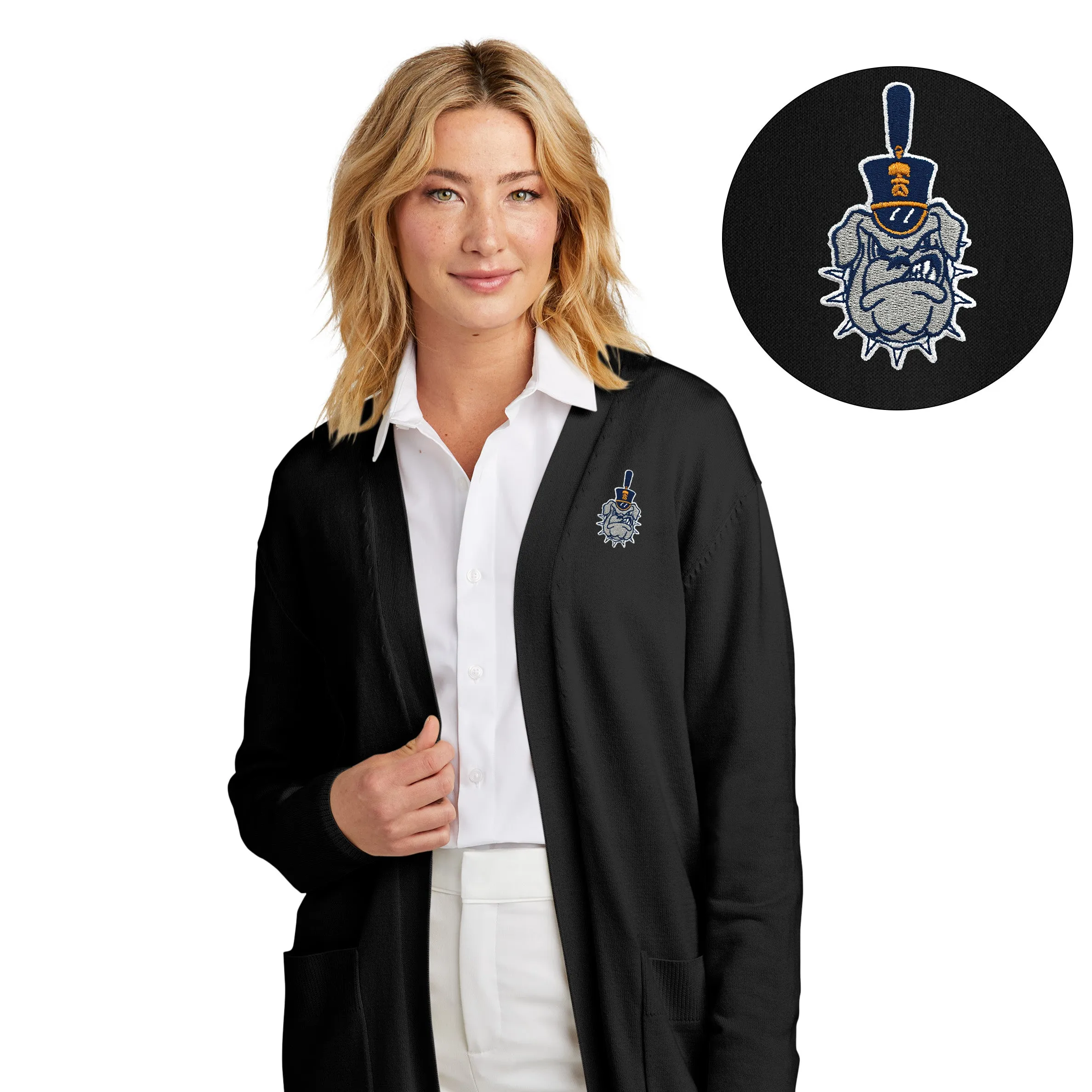The Citadel, Spike, Mercer Mettle® Women’s Open-Front Cardigan Sweater