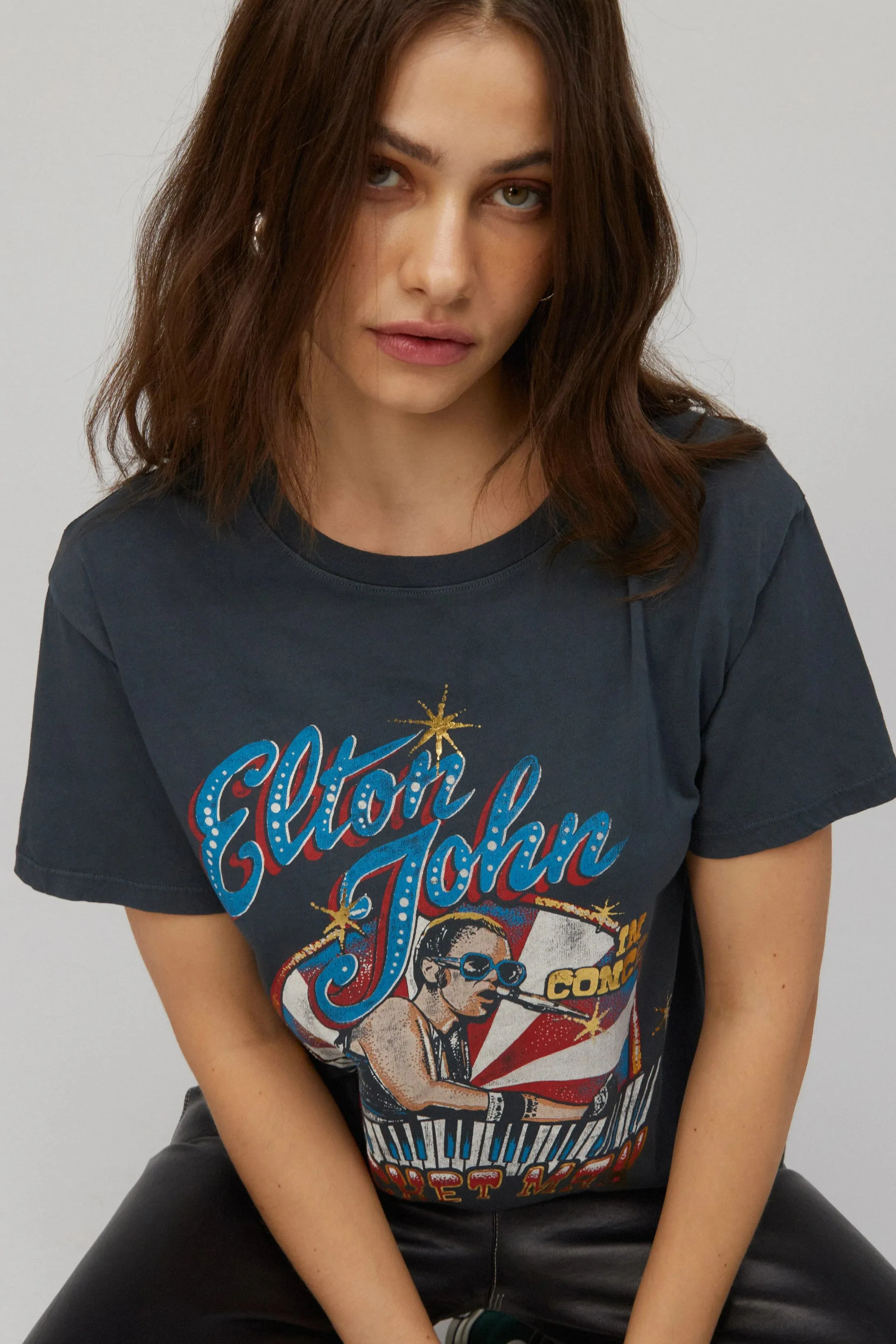 The Elton John Rocket Man Boyfriend T-Shirt by Daydreamer
