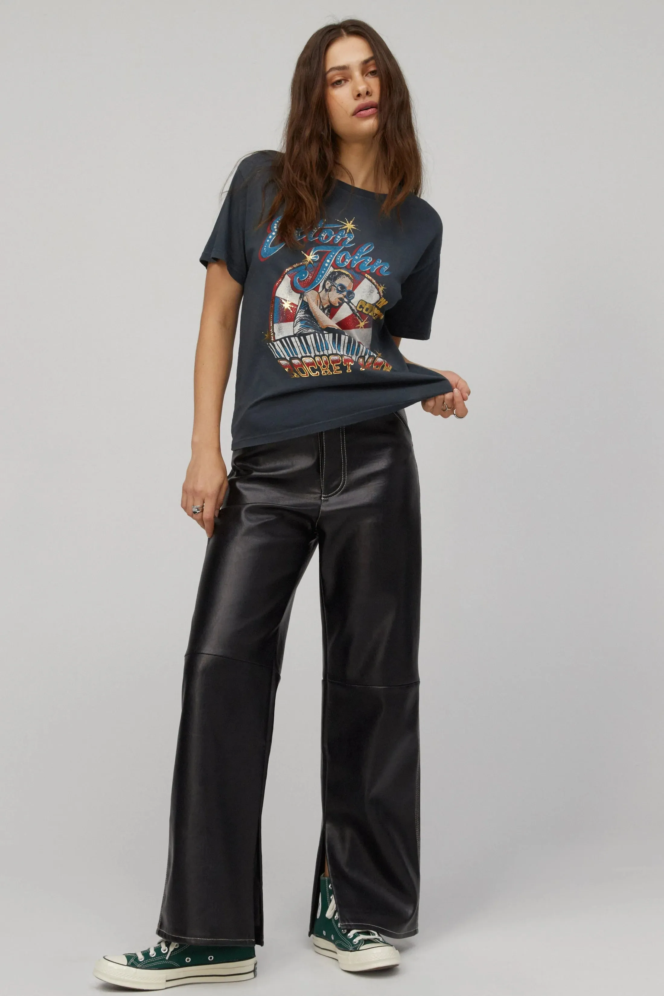 The Elton John Rocket Man Boyfriend T-Shirt by Daydreamer