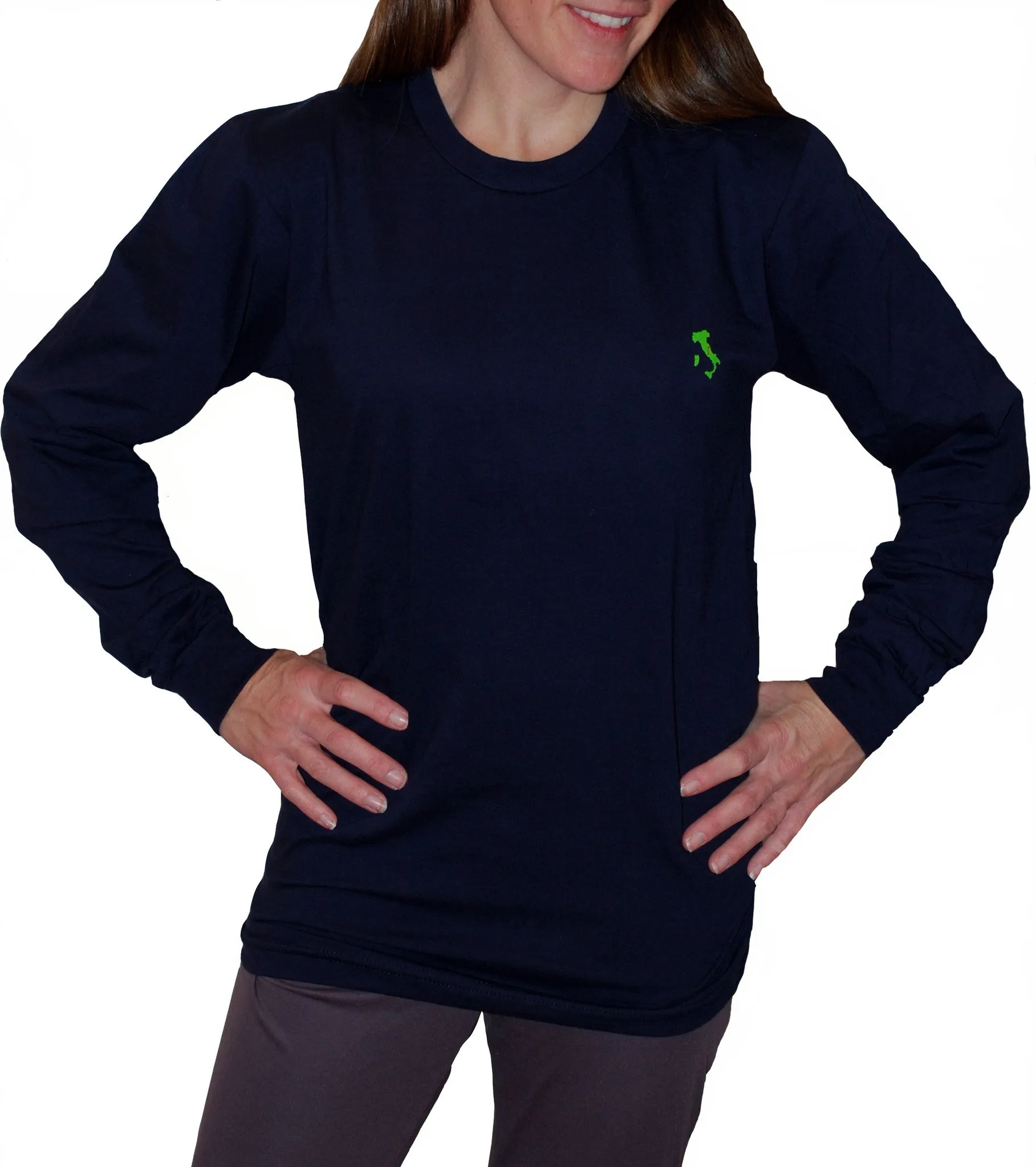 The Italy Long T-Shirt™ - Navy