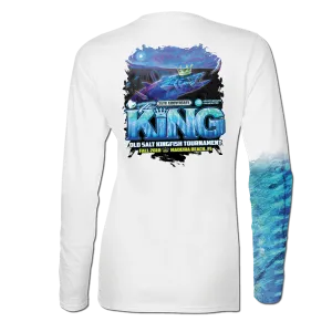 The King - Fall 2018 - Ladies Long Sleeve Performance Shirt - White