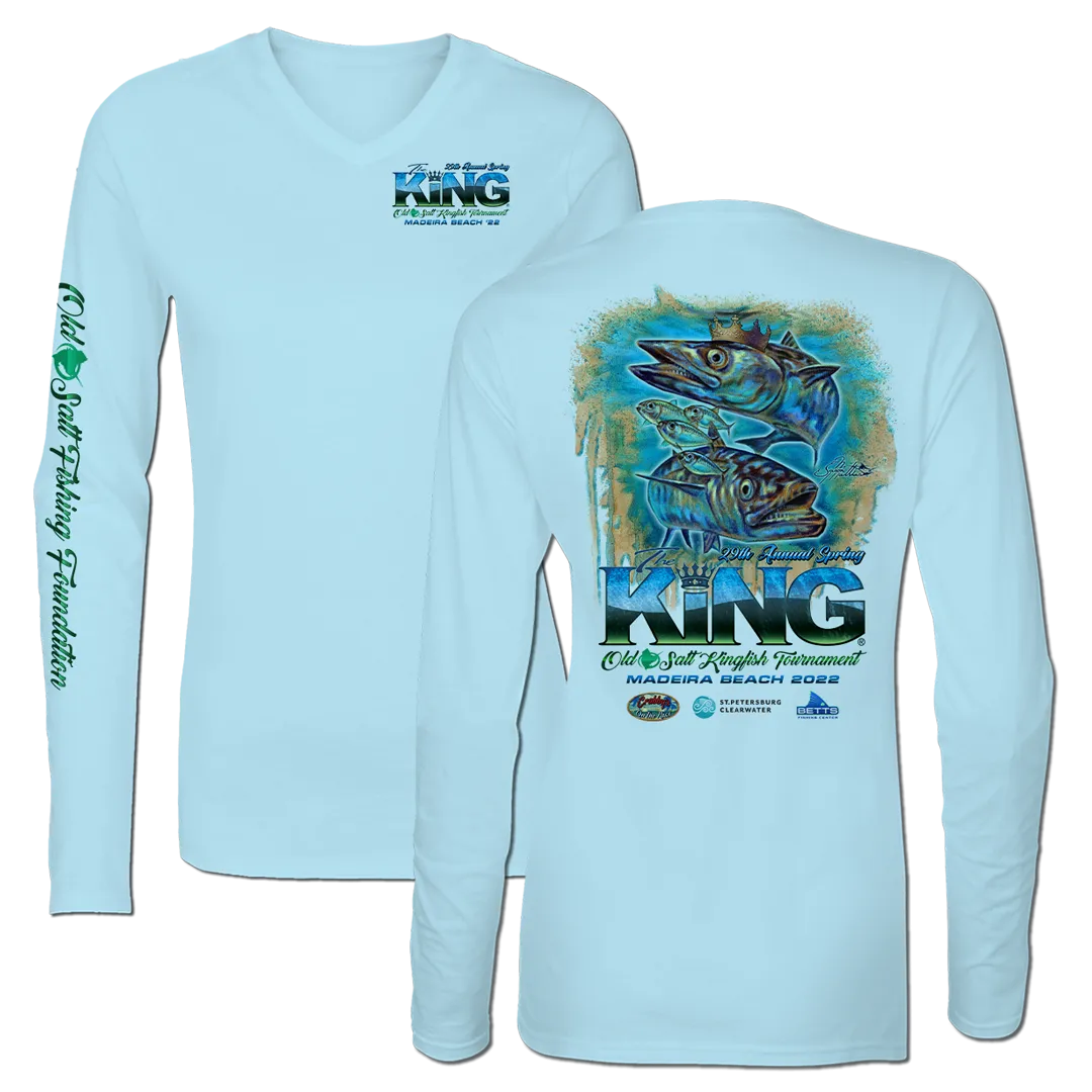 The KING - Spring 2022 - Ladies Long Sleeve Performance Shirt - Blue