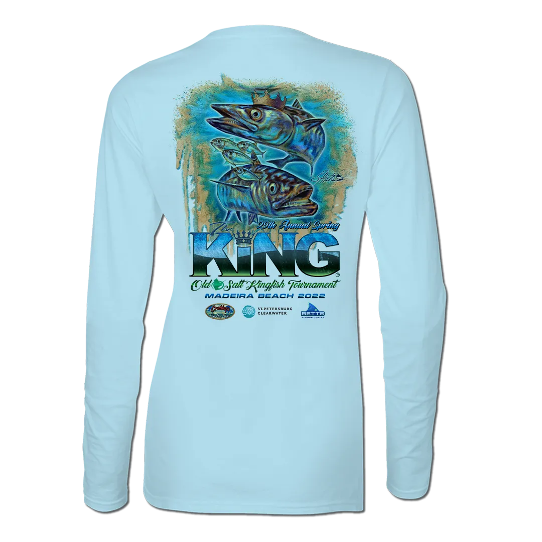 The KING - Spring 2022 - Ladies Long Sleeve Performance Shirt - Blue