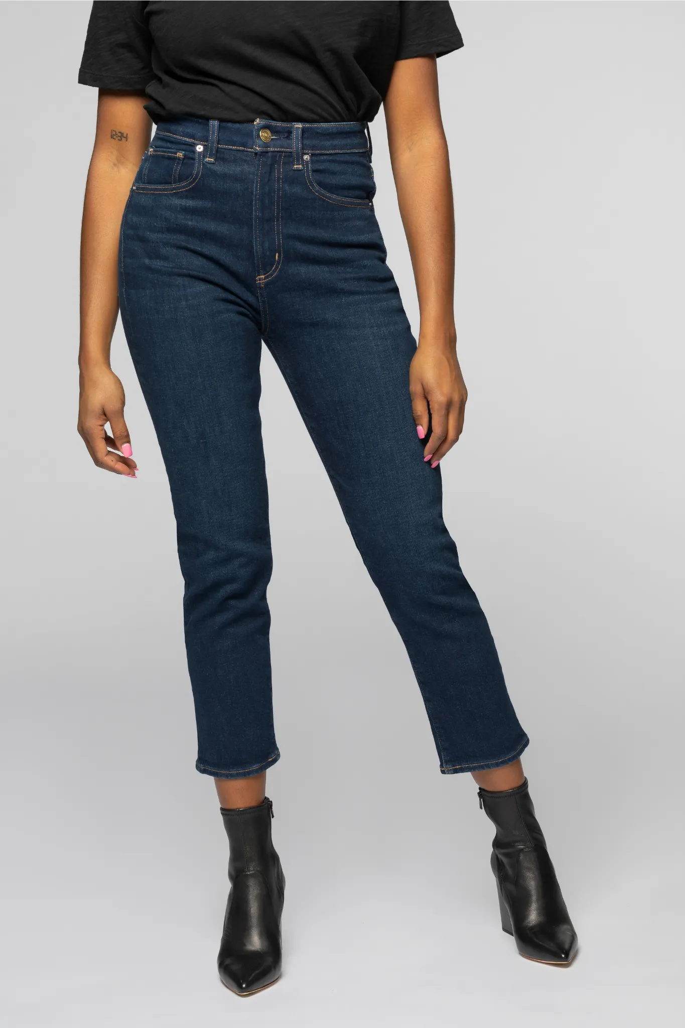 The Straight Crop - Evening Indigo