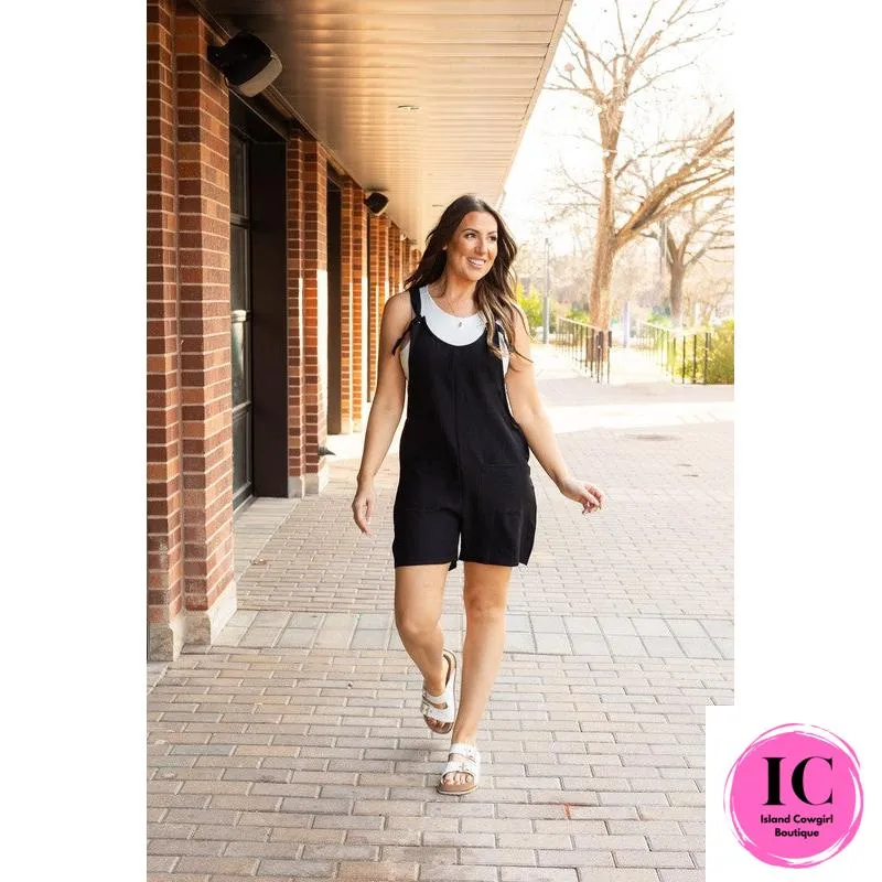 The Teresa Tie Shoulder Romper