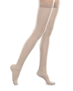 Therafirm Sheer Ease Women's Closed Toe Thigh High Stockings 20-30mmHg - Clearance