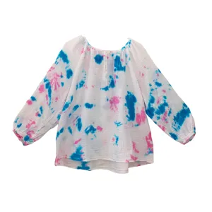Tie Dye Poet Blouse