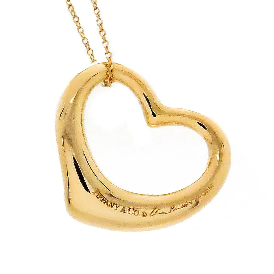 Tiffany & Co. Elsa Peretti 18kt Open Heart Pendant