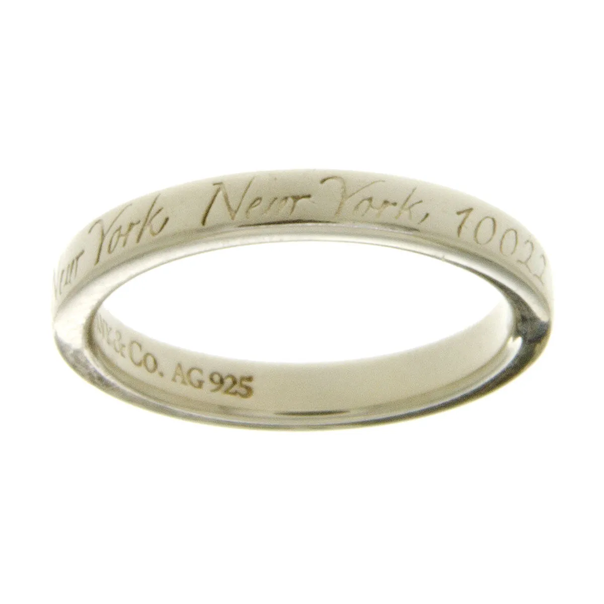 Tiffany & Co. Notes Narrow Band Ring