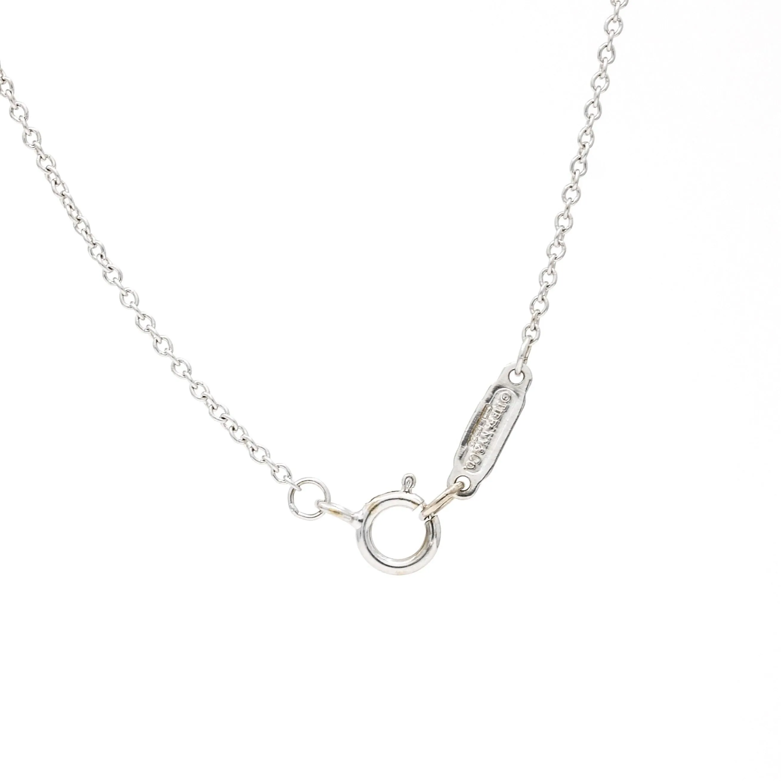 Tiffany & Co. Signature 7mm Akoya Pearl and Diamond Pendant Necklace in 18k Gold