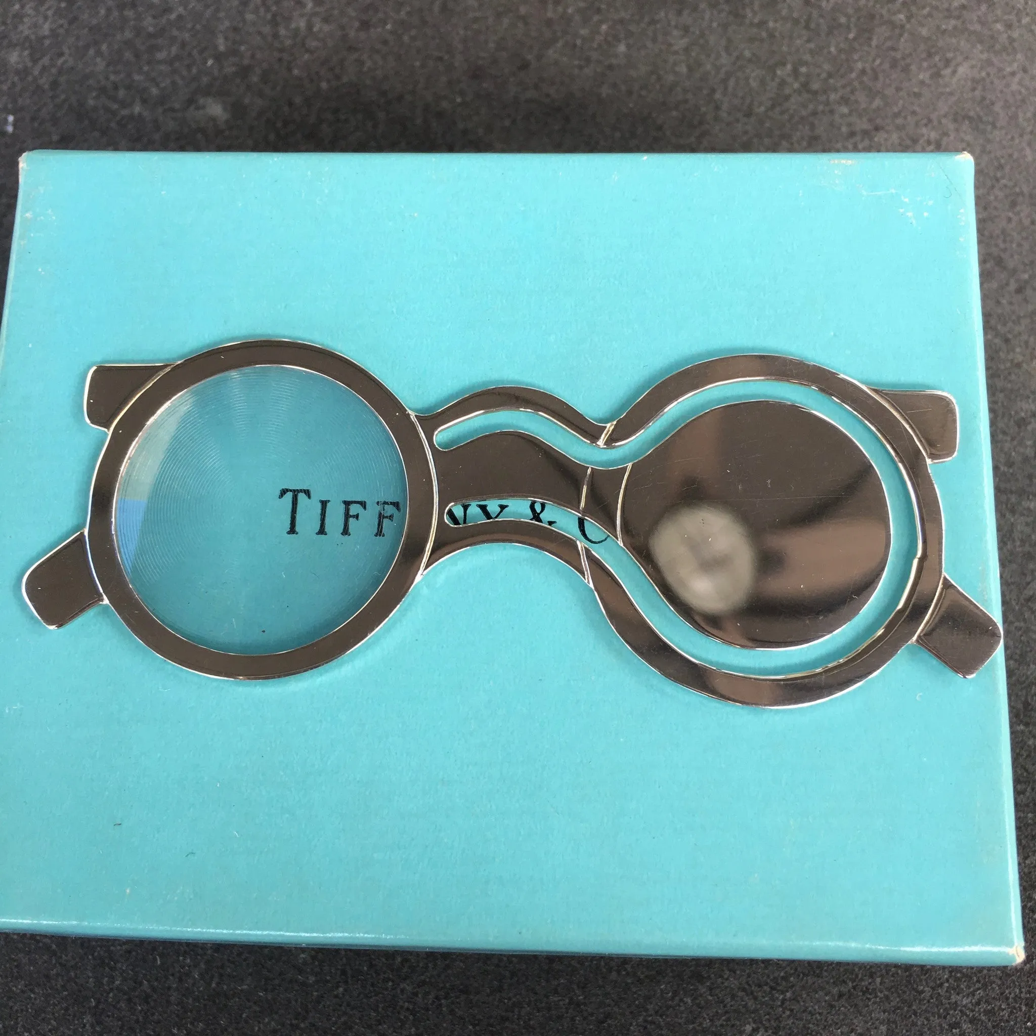 Tiffany & Co. Sterling Silver .925 Spectacles Eyeglasses Bookmark