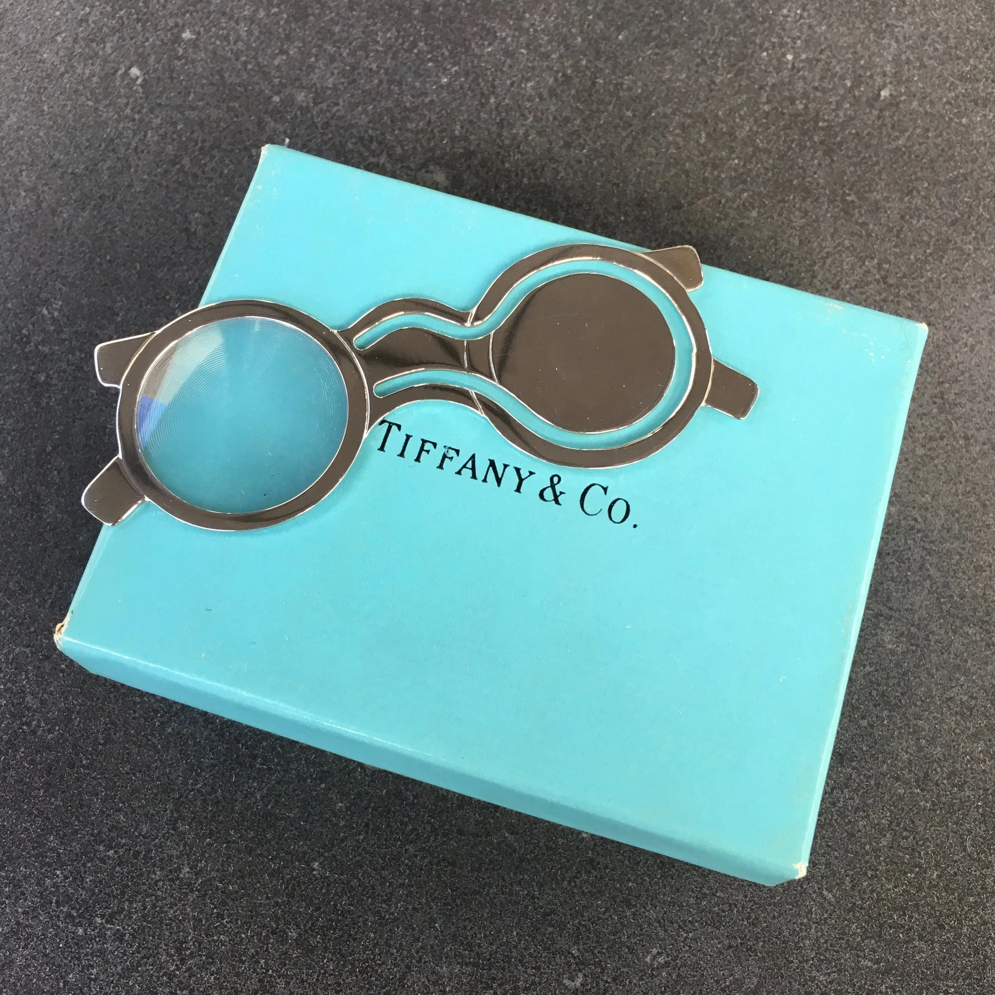 Tiffany & Co. Sterling Silver .925 Spectacles Eyeglasses Bookmark
