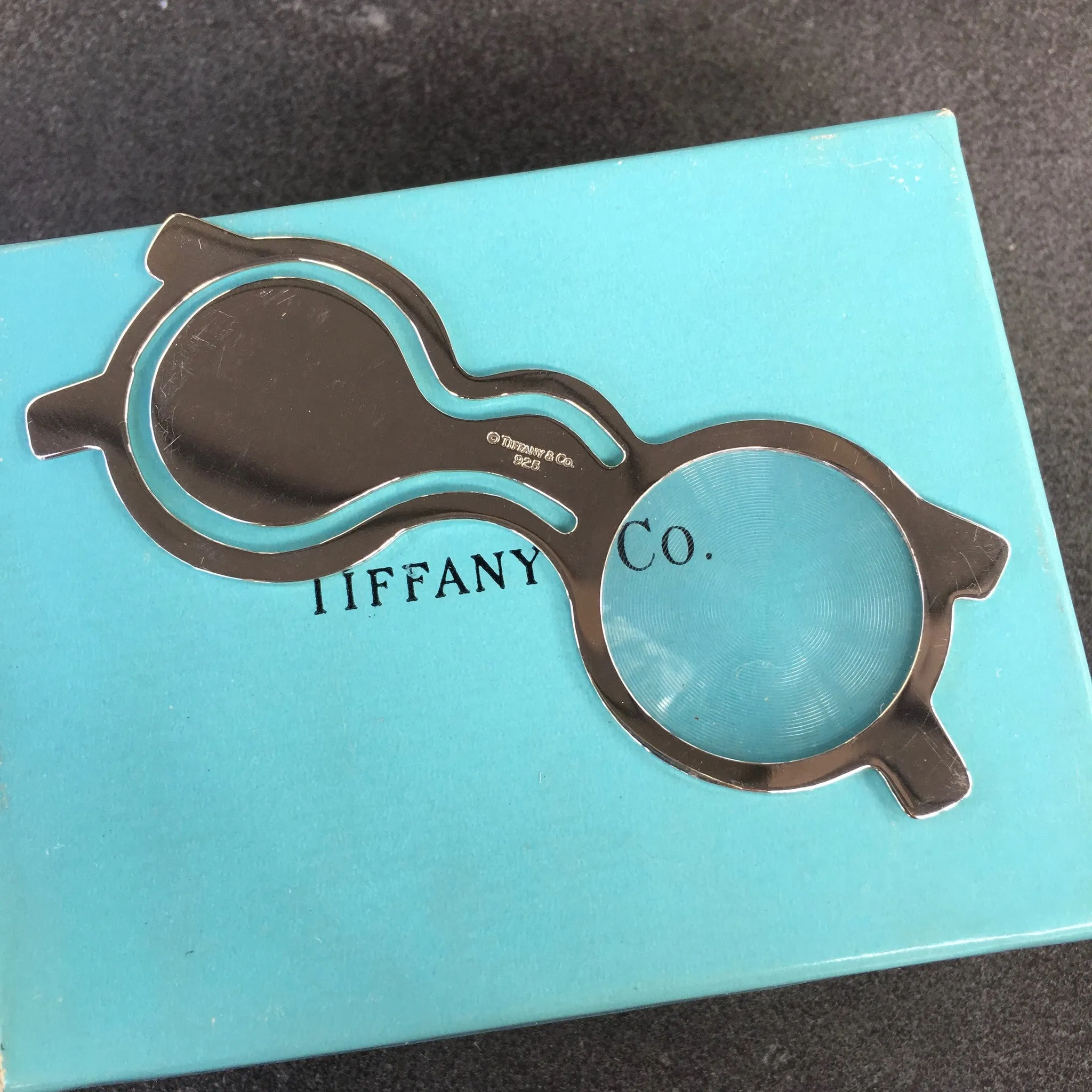 Tiffany & Co. Sterling Silver .925 Spectacles Eyeglasses Bookmark
