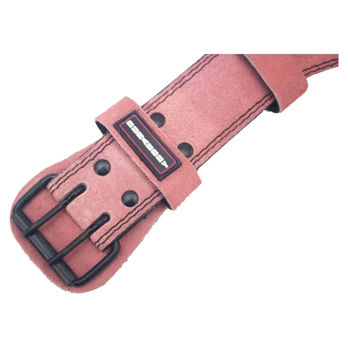 Titan Pink Suede Leather Weightlifting Belt