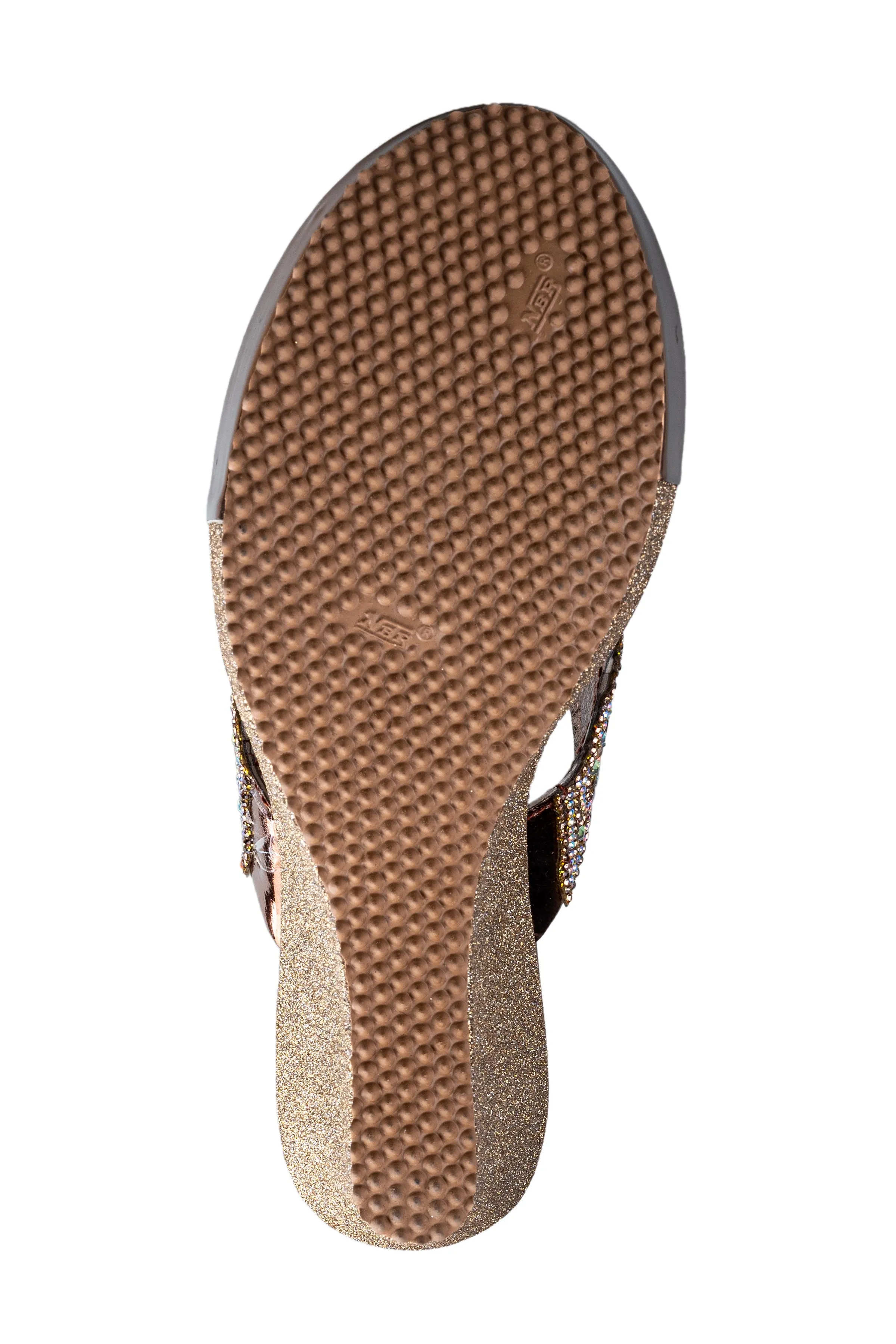 Titas Ladies Copper Wedding Chappal