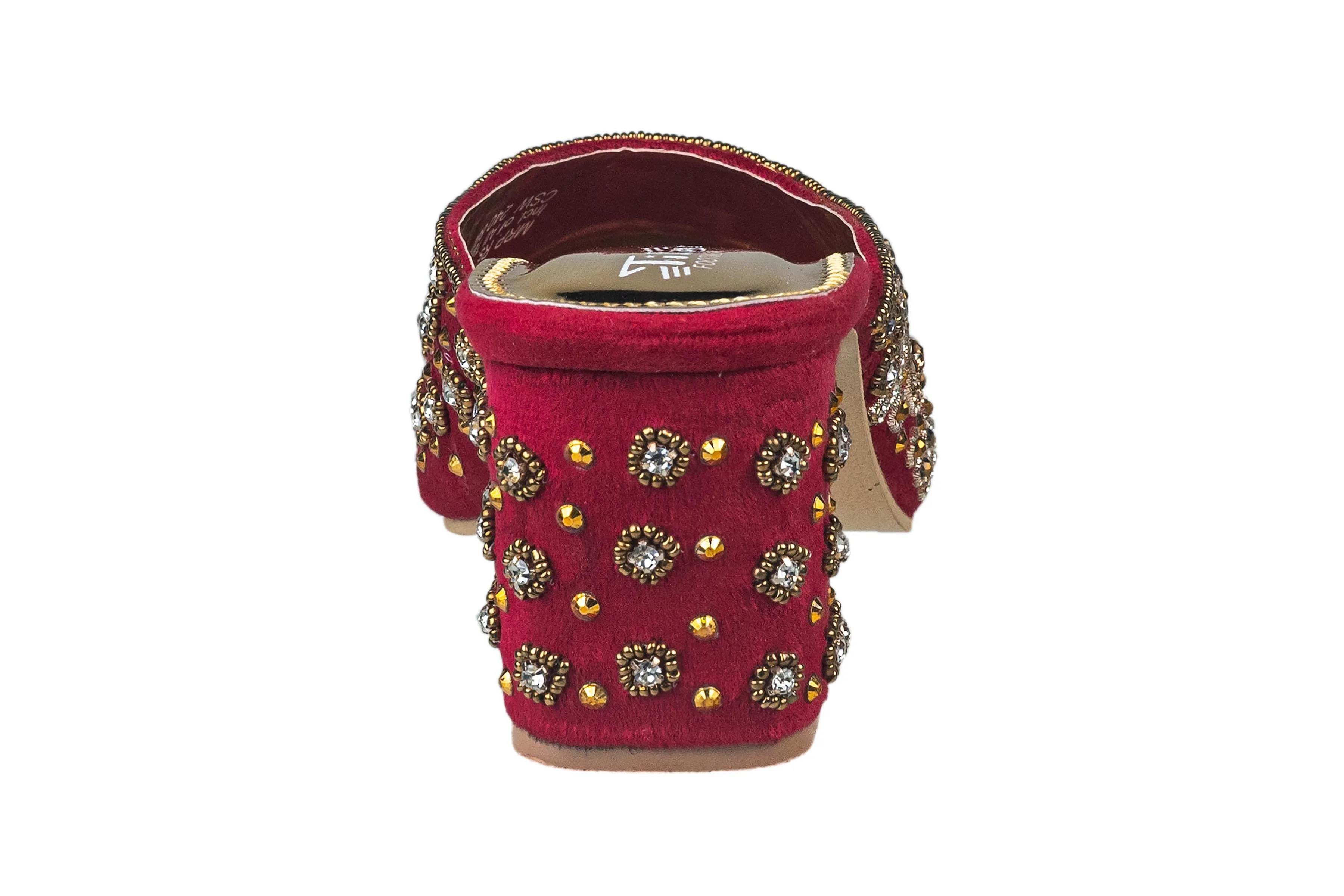 Titas Ladies Red Wedding Chappal