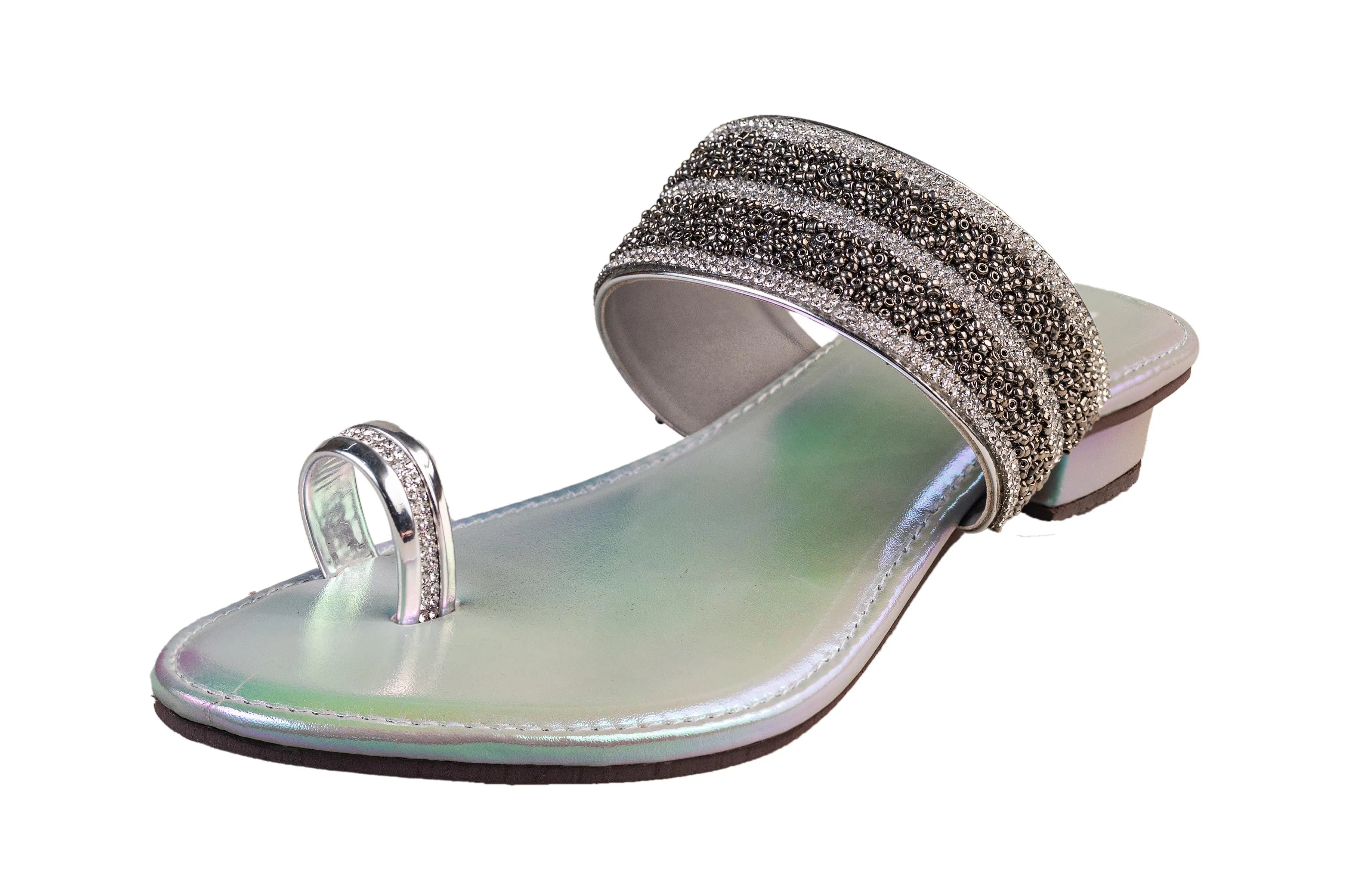 Titas Ladies Silver Wedding Chappal (Cs W 250104)