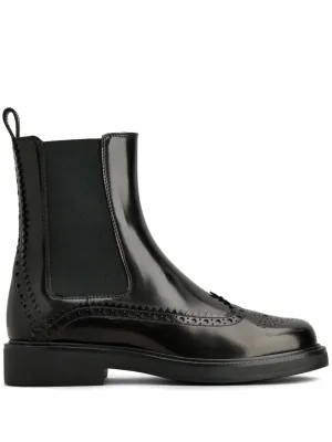 Tod's brogue-style Chelsea boots