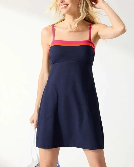 TOMMY BAHAMA- WOMEN'S COLOURBLOCK SPA DRESS