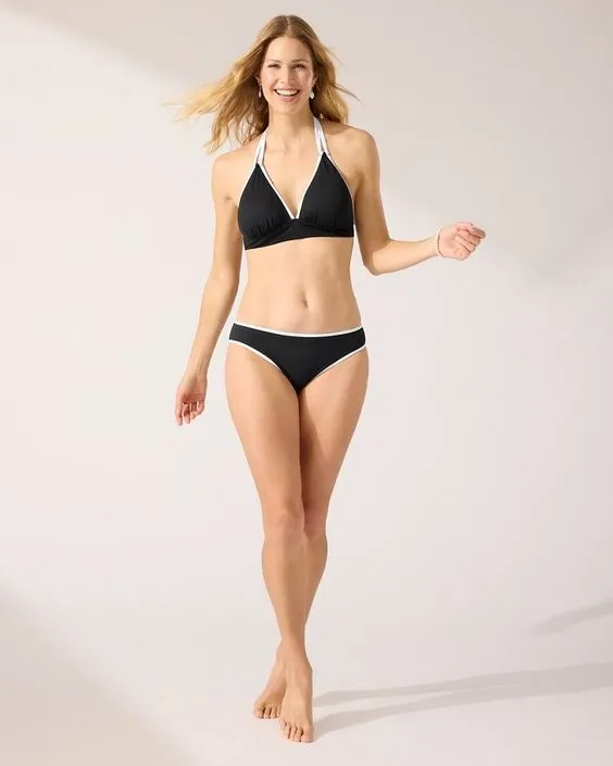 TOMMY BAHAMA- WOMEN'S ISLAND CAYS CABANA HIPSTER SWIM BOTTOM