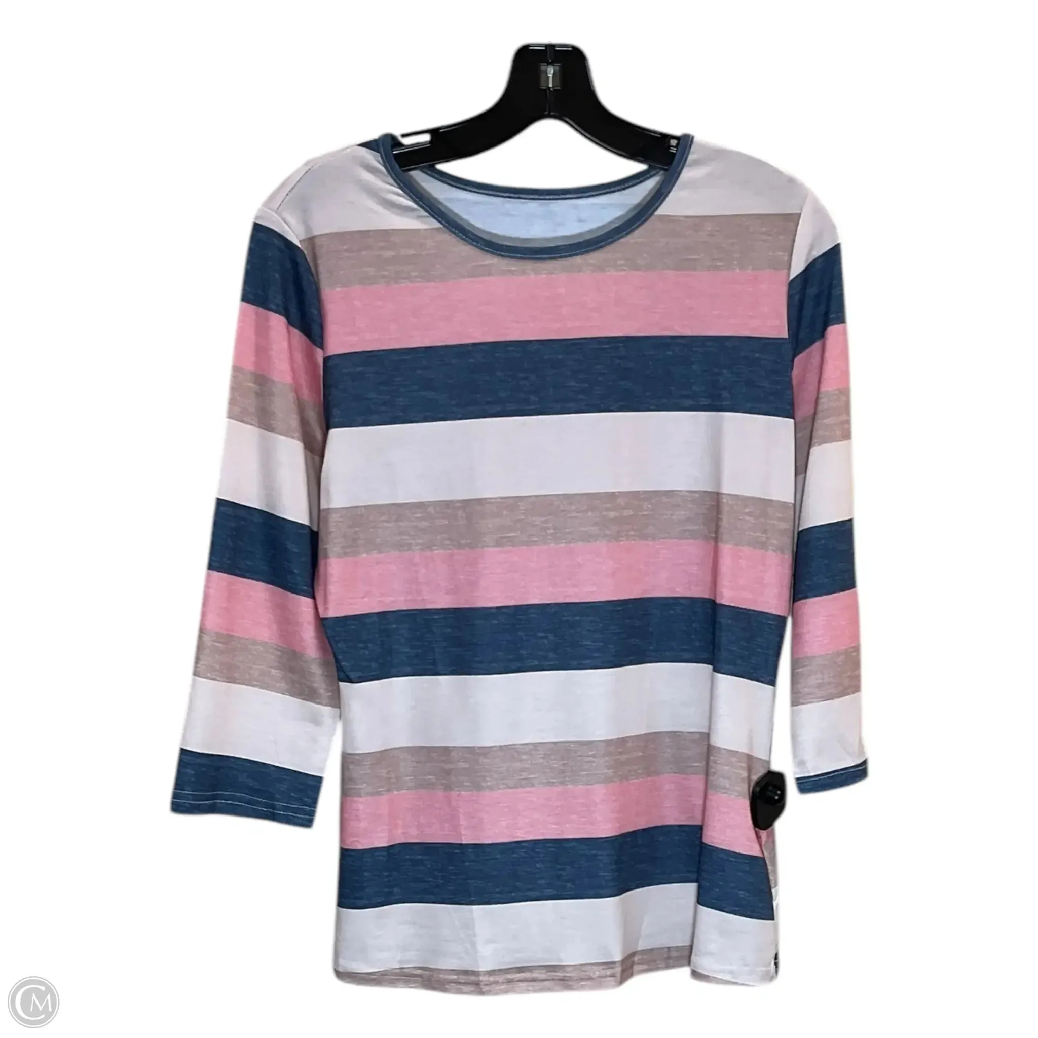 Top 3/4 Sleeve By Clothes Mentor In Multi-colored, Size: M