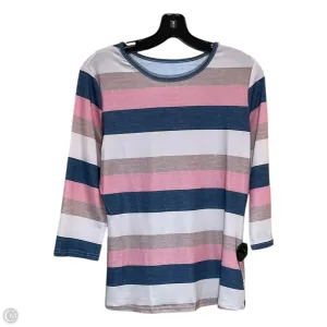 Top 3/4 Sleeve By Clothes Mentor In Multi-colored, Size: M