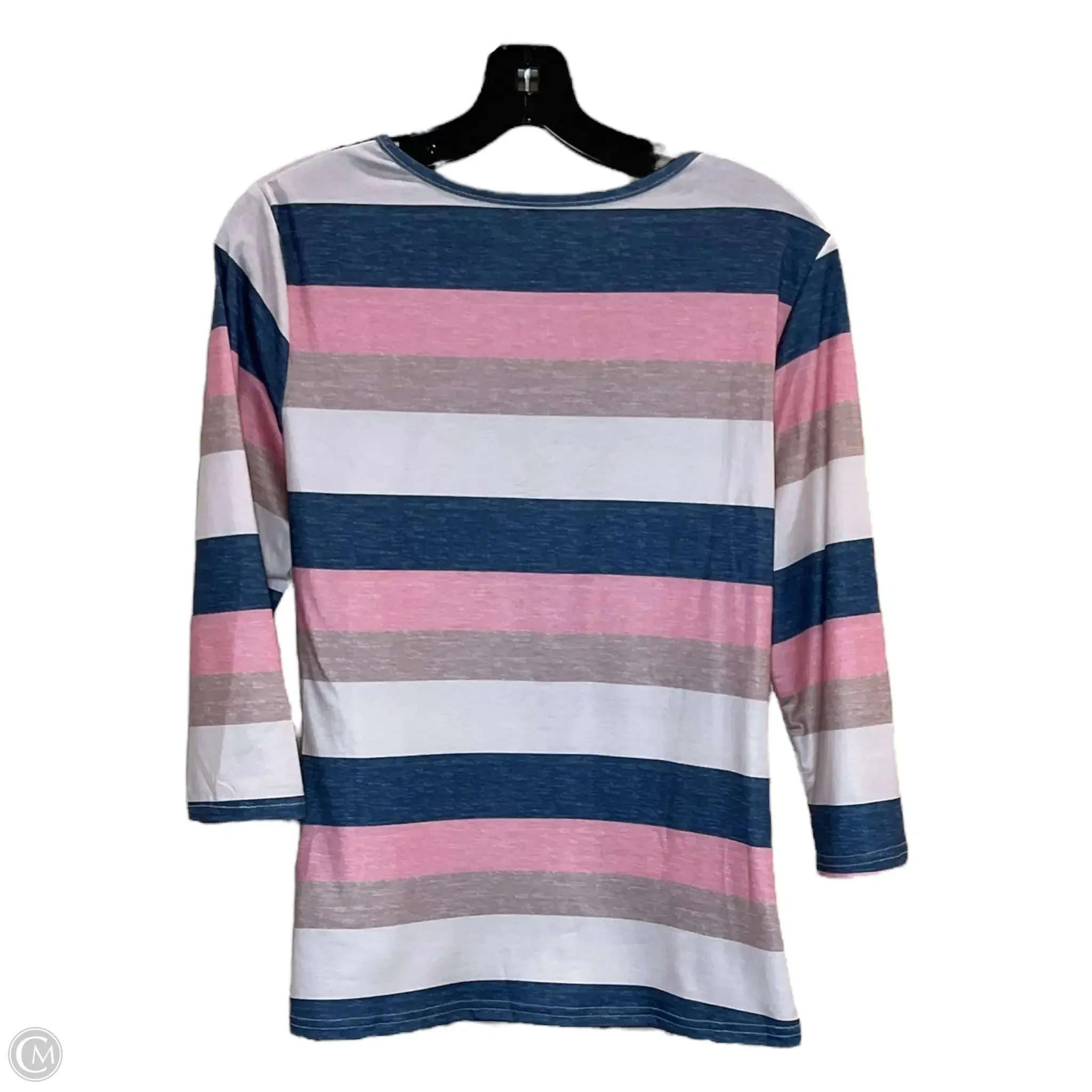 Top 3/4 Sleeve By Clothes Mentor In Multi-colored, Size: M