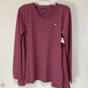 Top Long Sleeve By Clothes Mentor In Pink, Size: M